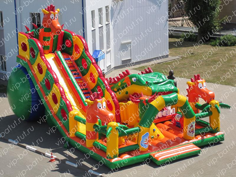 надувной комплекс Ящеры саванна 5