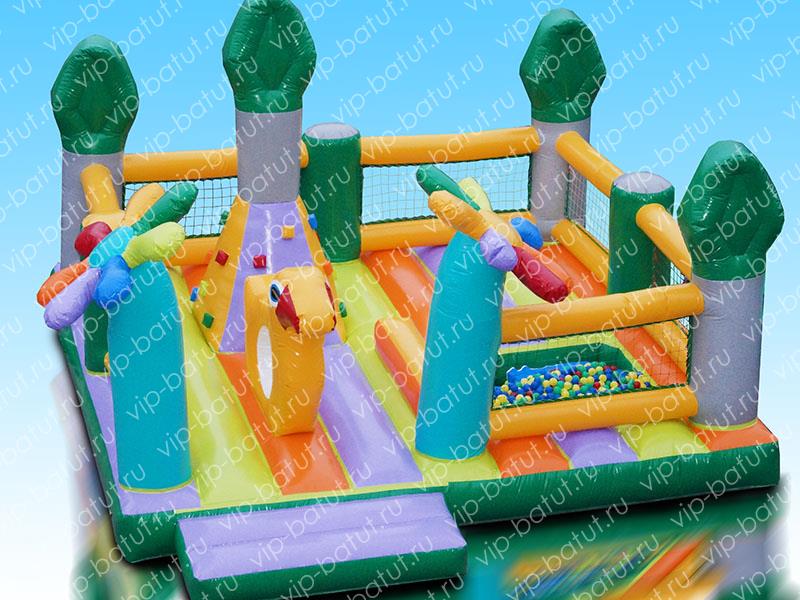 надувной батут Цветочек