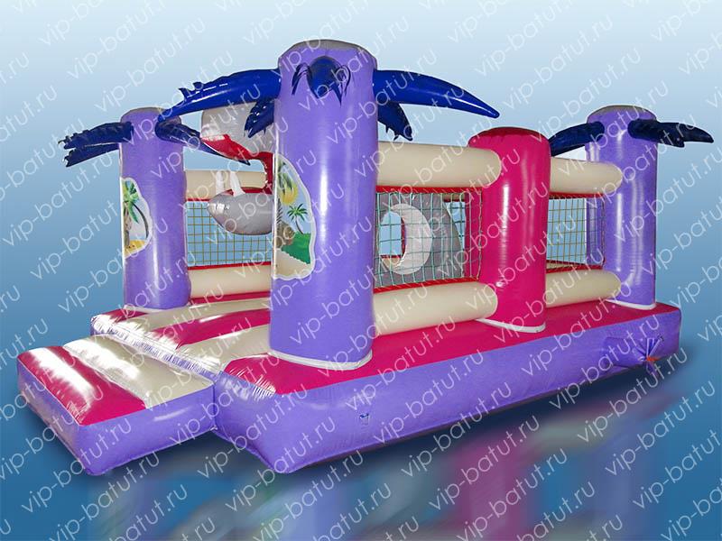 надувной батут Бегемотик