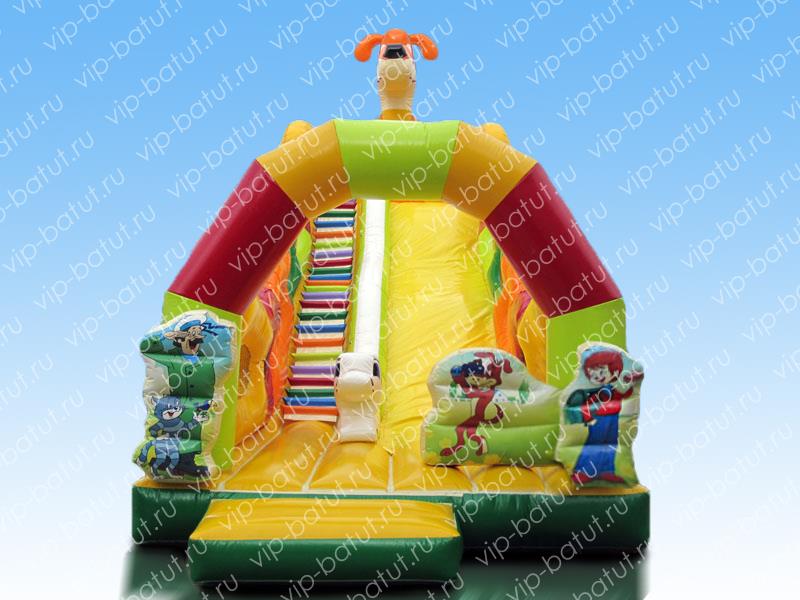 надувная горка Собачка 5
