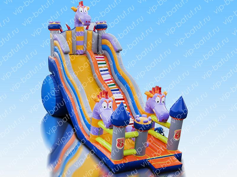 надувная горка Драконы 5