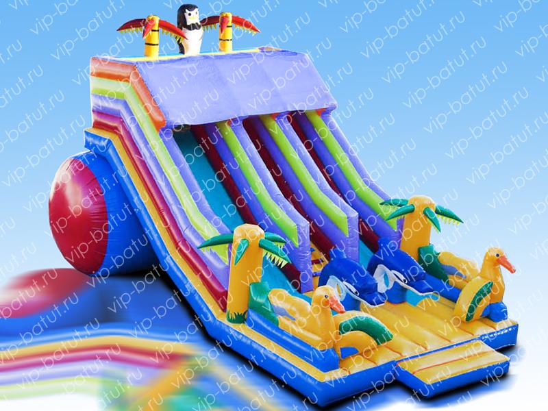 надувная горка Лагуна 4