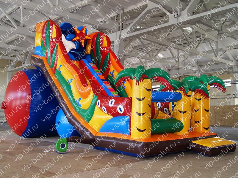 надувная горка Лидер эко 5