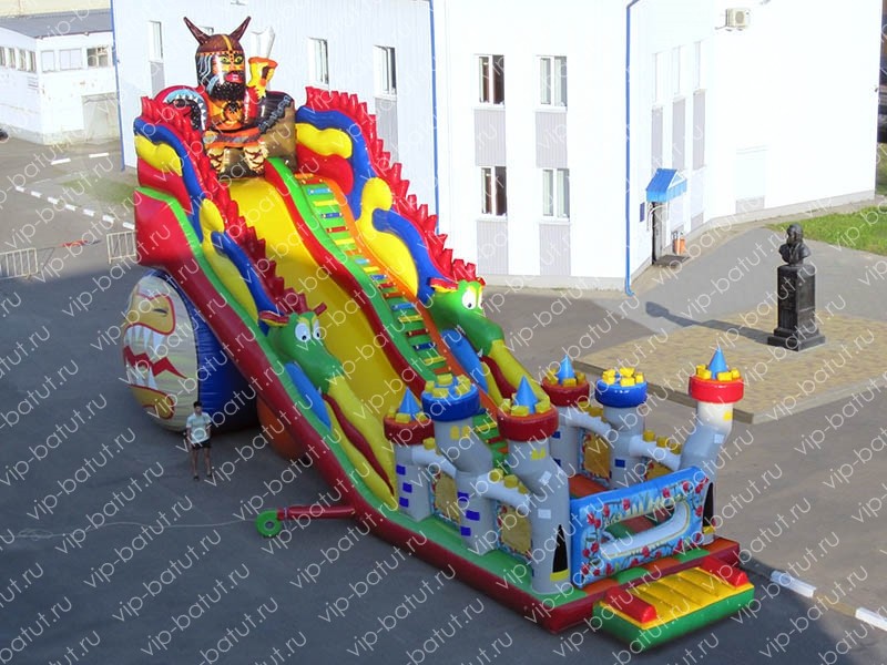 надувная горка Вековой воин 6