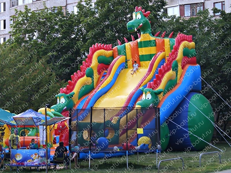 надувная горка Мега горка 3