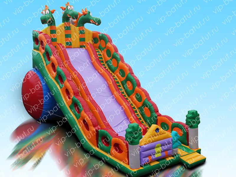 надувная горка Три горыныча 7
