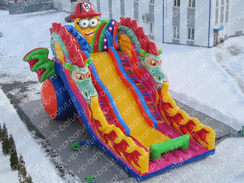 надувная горка Сорванцы 5
