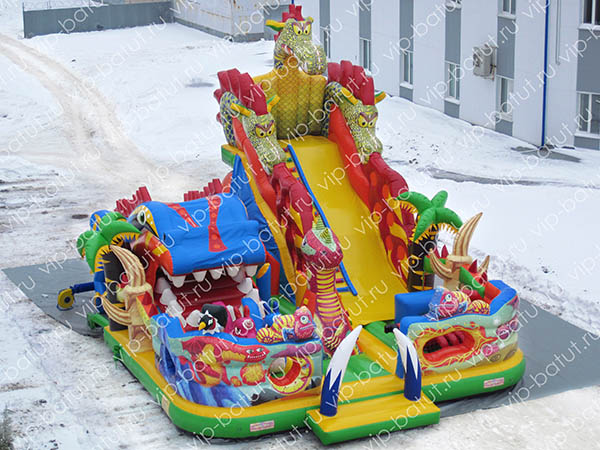надувной комплекс Дракошки 4