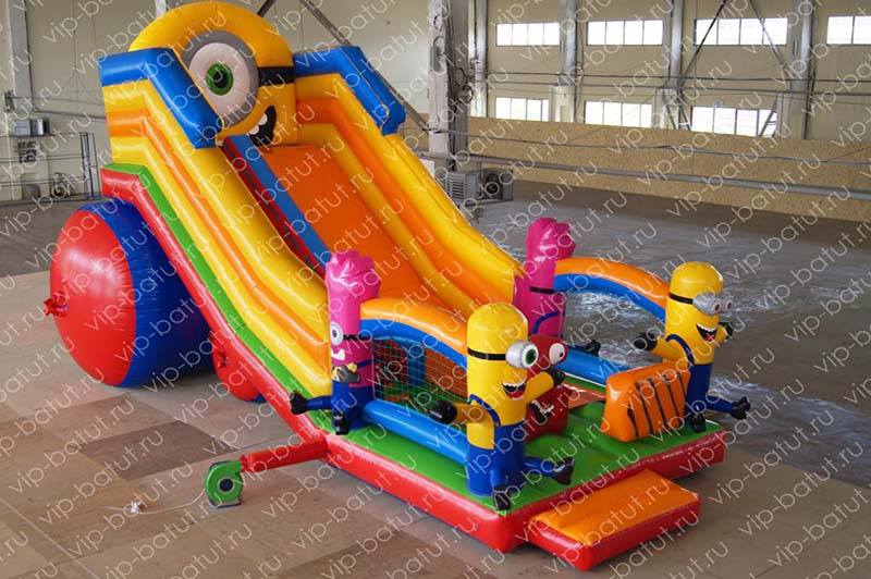 надувная горка Мини плюс 4