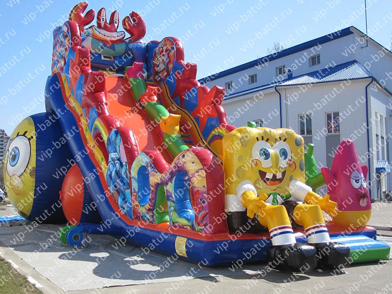 надувная горка Веселый краб 7