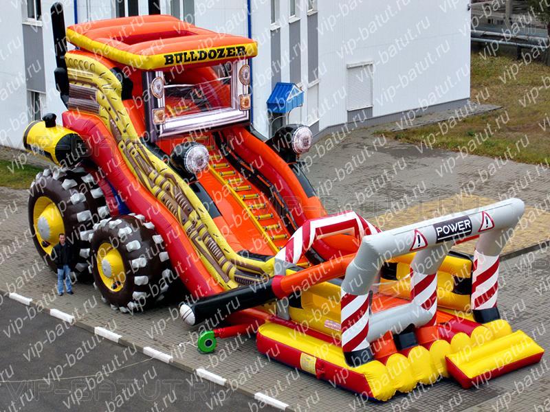 надувная горка Бульдозер цвет 5