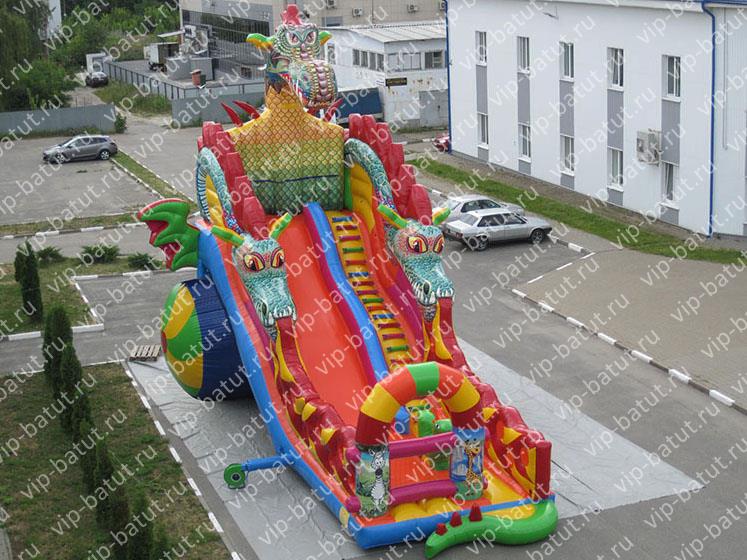 надувная горка Змей горыныч 5