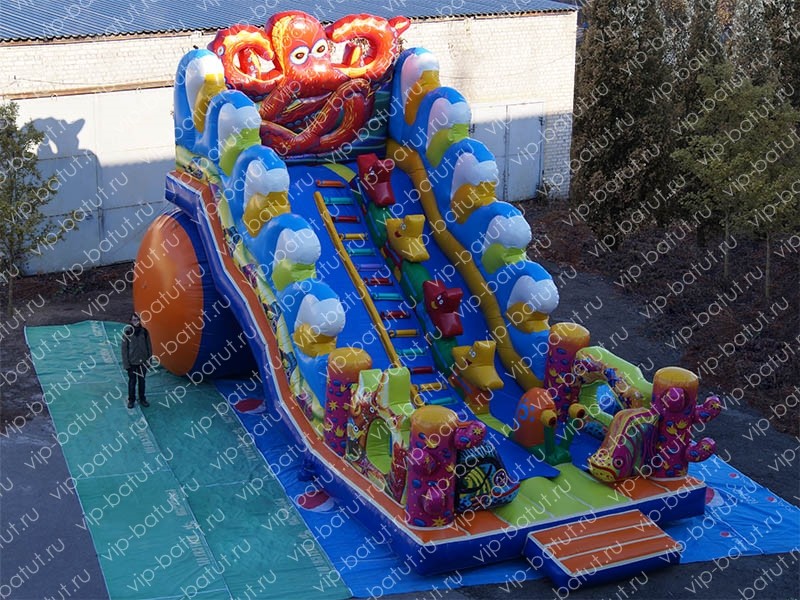 надувная горка Океан 4