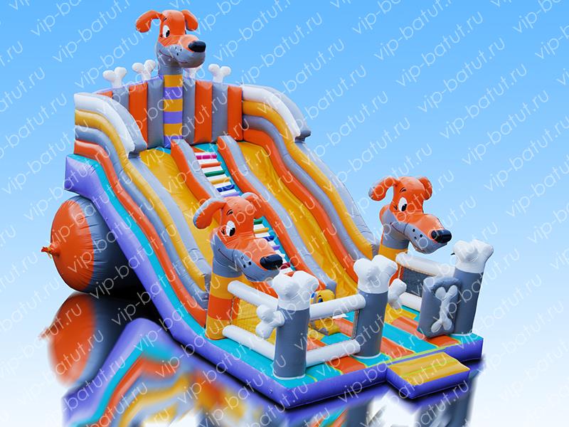 надувная горка Три собаки 4