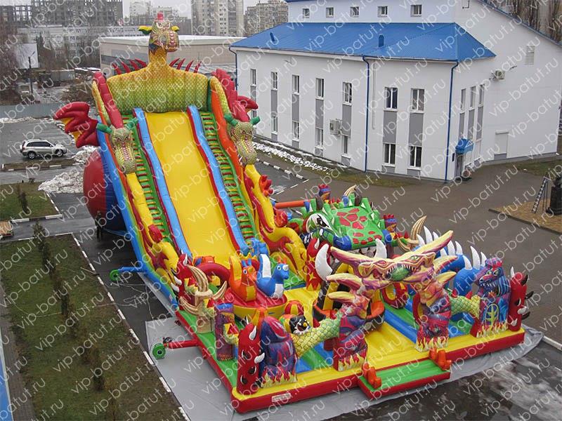 надувной комплекс Битва драконов 7