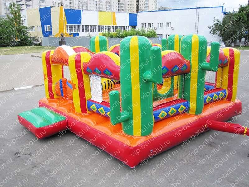 надувной батут Кактус