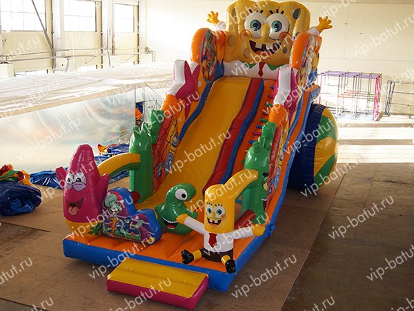 надувная горка Мини спанч 4