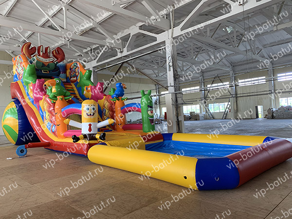 надувной аквапарк Крабс 5