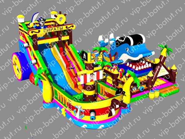надувной комплекс Остров сокровищ 5