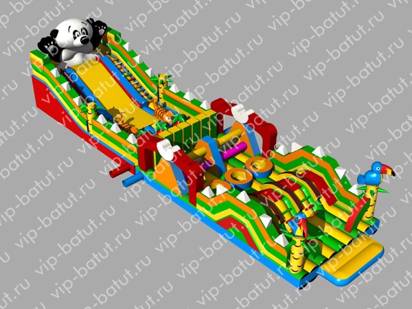 надувной комплекс Полоса джунглей 2