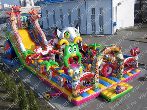 надувной комплекс Саванна-лемур 5