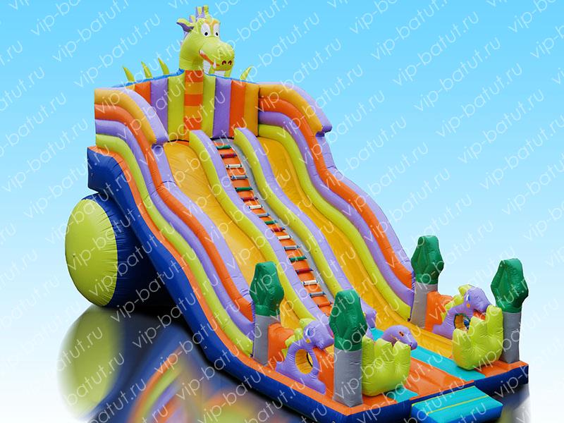 надувная горка Дракон волна 5