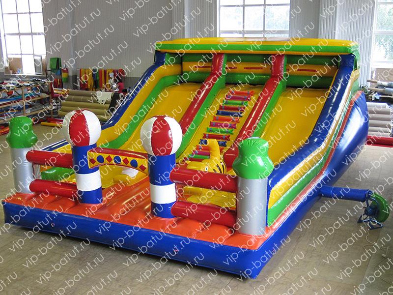 надувная горка Тигрята 2