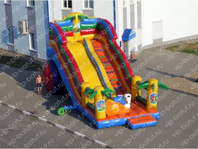 надувная горка Анимашка 4