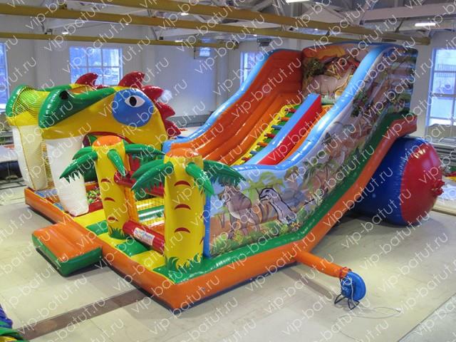 надувной комплекс Динозавры 3