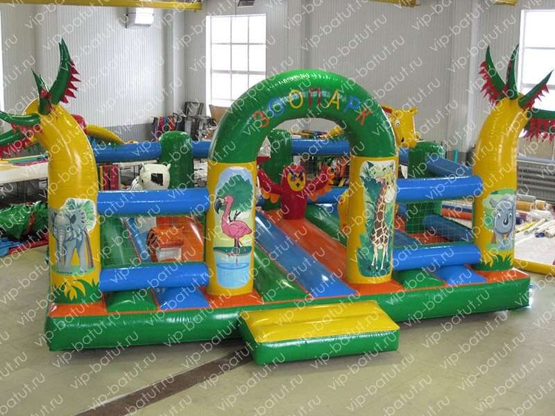 надувной батут Зоосад