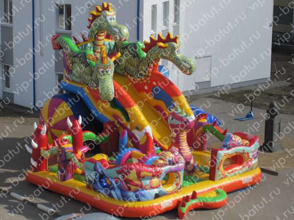 надувной комплекс Дракошки эко 4