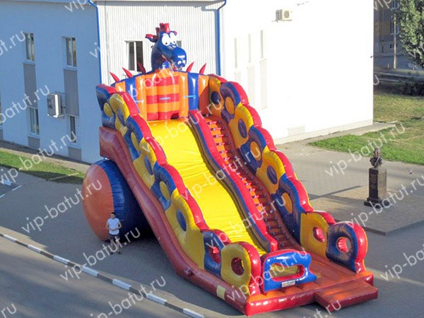 надувная горка Дракоша 5
