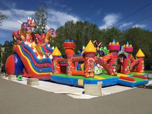 надувной комплекс Дракон саванна 5