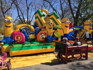 надувная горка Мини