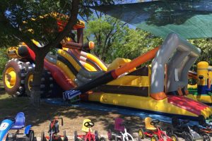 надувная горка Бульдозер 5