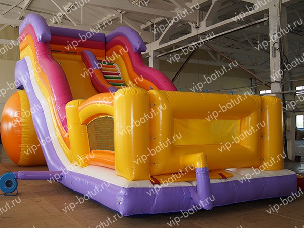 надувная горка Эконом 5