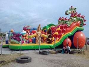 надувной комплекс Дракошки