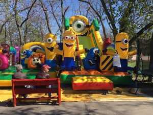 надувная горка Мини