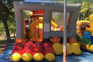 надувная горка Бульдозер 5