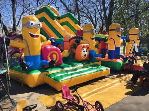 надувная горка Мини