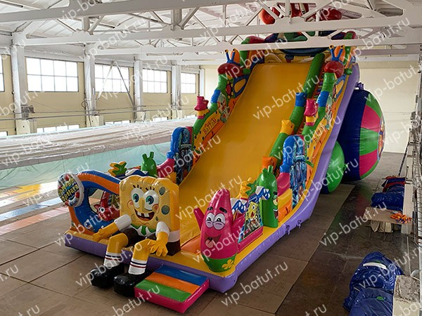 надувная горка Спанч 8