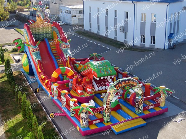 надувной комплекс Саванна макси new