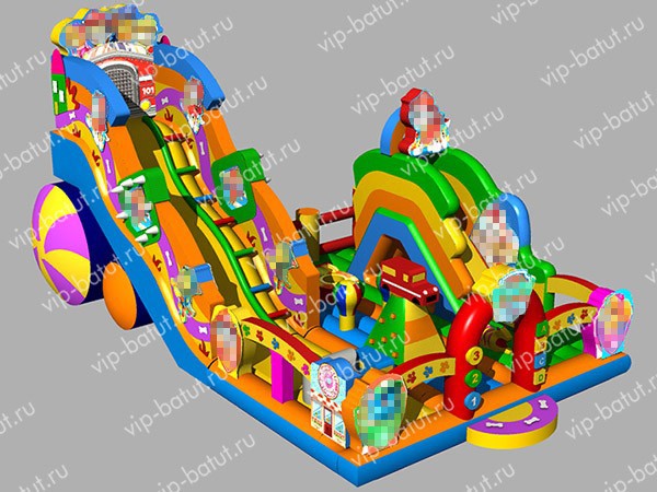 надувной комплекс Крутой патруль 5+3