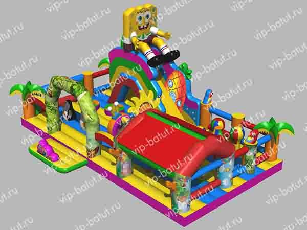 надувной комплекс Мультики 3
