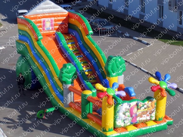 надувная горка Машуля 4