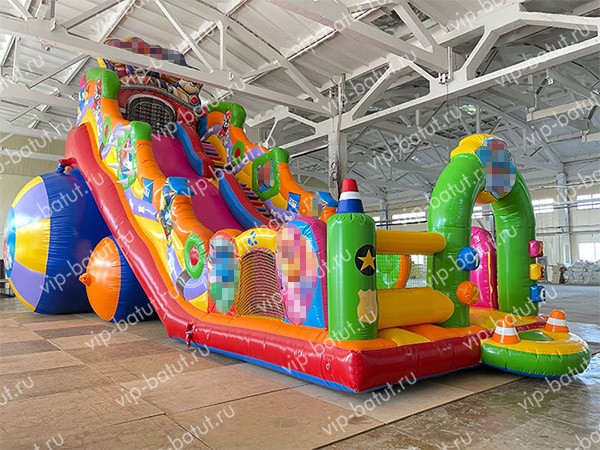 надувная горка Мега патруль 7