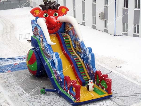 надувная горка Мэнни эко 5