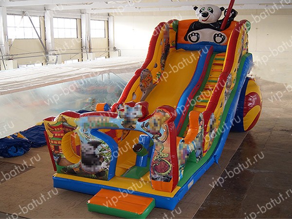 надувная горка Панда 5