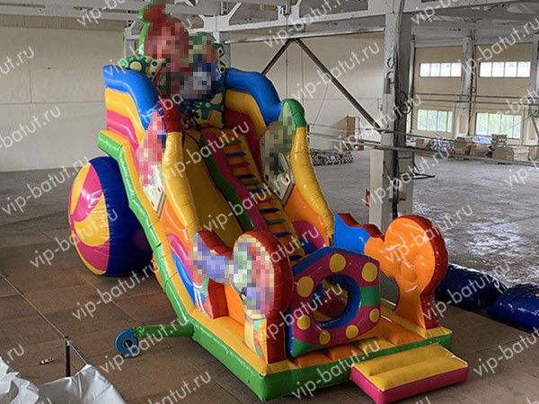 надувная горка Винтики 4