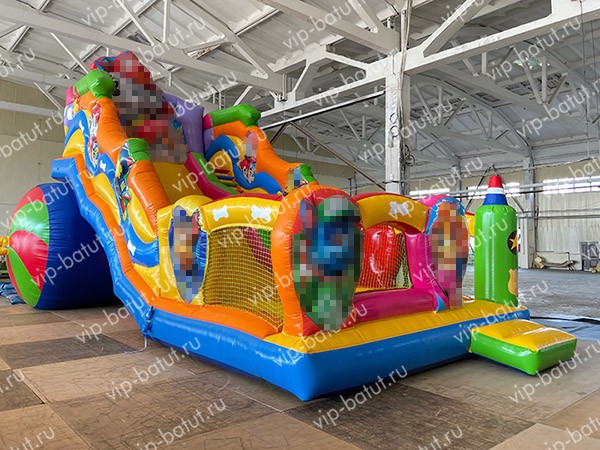 надувная горка Щенячий патруль 4
